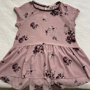 Flowy Purple Floral Blouse